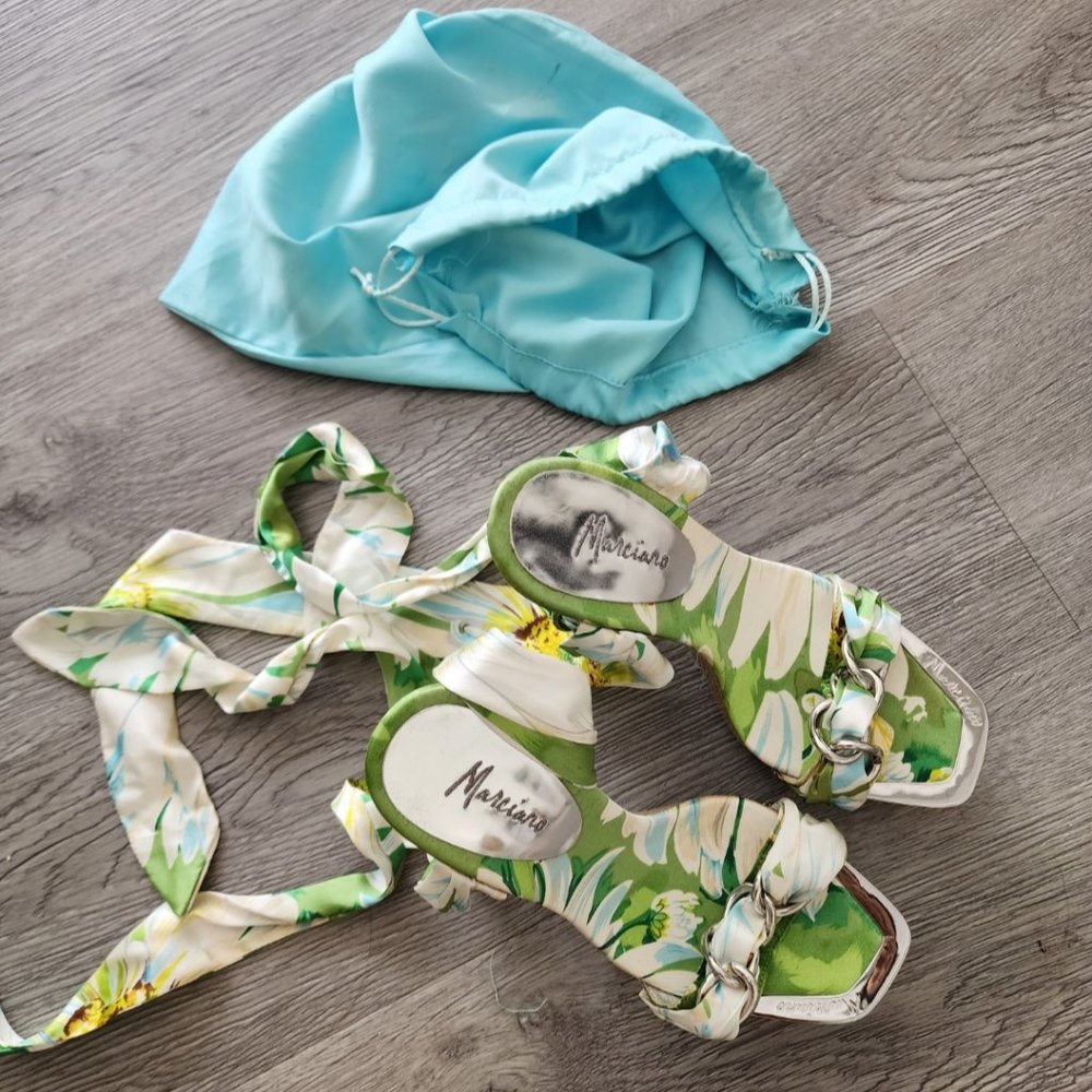 Guess by Marciano Vintage Sash Garden Heels 7.5